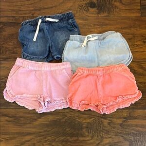Cat and Jack Set of 4 Shorts Set